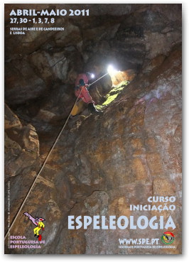 Cartaz Curso Iniciacao Espeleologia 2011 Abril-Maio Cartaz Curso Iniciacao Espeleologia 2011 Abril-Maio