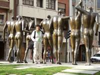 Conjunto escultórico Os Nus, em Oviedo. Foto JACrispim 2007 Conjunto escultórico Os Nus, em Oviedo. Foto JACrispim 2007