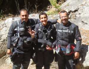 Curso Espeleomergulho GUE Cave1 - Foto: Ana Claudia Ferreira 2012