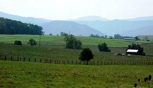O Shanandoah Valley e as montanhas da Blue Ridge, Virginia @ JACrispim-CeGUL-SPE, 2009 O Shanandoah Valley e as montanhas da Blue Ridge, Virginia @ JACrispim-CeGUL-SPE, 2009
