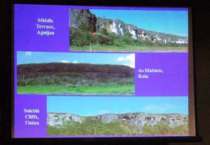 Slide da apresentação de Stafford sobre as grutas costeiras das ilhas Marianas @JACrispim-CeGUL-SPE, 2009 15ICS-24Jul09_Slide_da_apresentao_de_Stafford_sobre_as_grutas_costeiras_das_ilhas_Marianas_JACrispim-CeGUL-SPE_2009