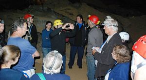 Art Palmer dissertando sobre a génese da Mammoth Cave @ JACrispim CeGUL-SPE, 2009