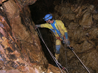Gruta de Moinhos Velhos - Labirinto - Foto A. Sobreira/SPE, 2009