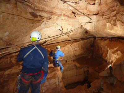 Gruta de Moinhos Velhos - Labirinto - Foto A. Sobreira/SPE, 2009