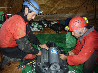 Gruta de Moinhos Velhos - Labirinto - Foto A. Sobreira/SPE, 2009